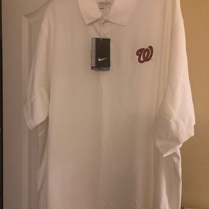Nike Washington Nationals Baseball Golf Shirt